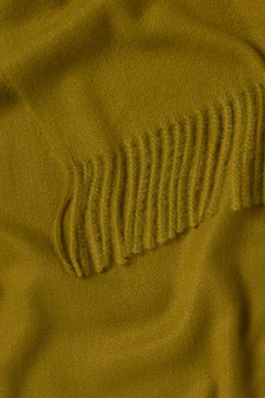 Donna - Sciarpa - giallo senape