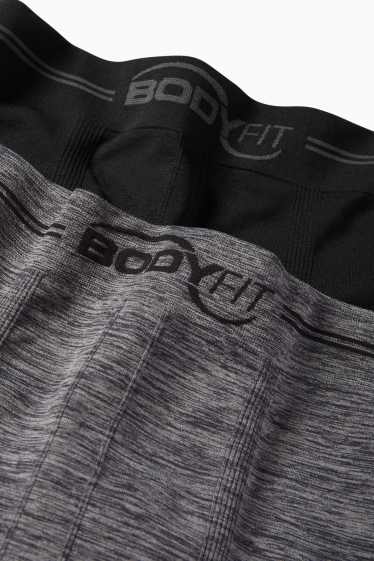 Heren - Set van 2 - trunk - naadloos - zwart