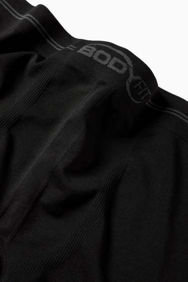 Heren - Set van 2 - trunk - naadloos - zwart