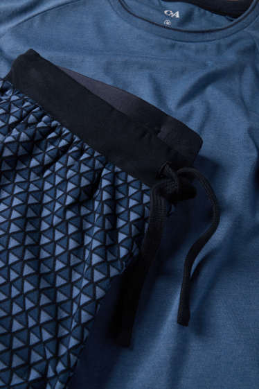 Herren - Pyjama - dunkelblau