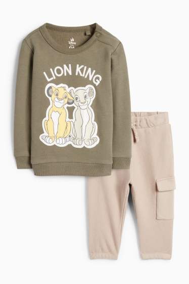 Baby Jungen - Der König der Löwen - Baby-Outfit - 2 teilig - dunkelgrün