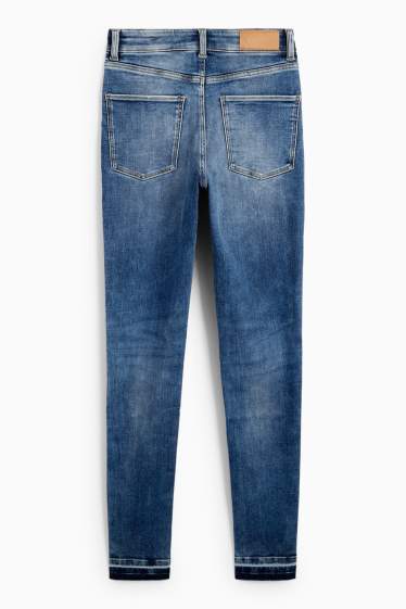 Dámské - Skinny jeans - high waist - LYCRA® ADAPTIV Fiber - džíny - modré