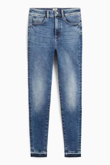Dámské - Skinny jeans - high waist - LYCRA® ADAPTIV Fiber - džíny - modré
