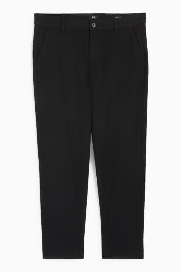Men - Chinos - tapered fit - black