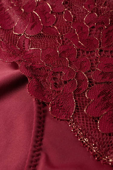 Women - Knickers - dark red