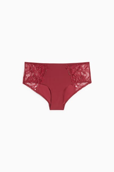 Dames - Hipster - donkerrood