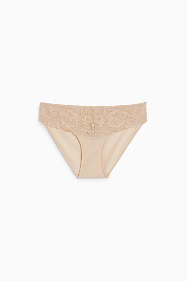 Femmes - Culotte - beige clair