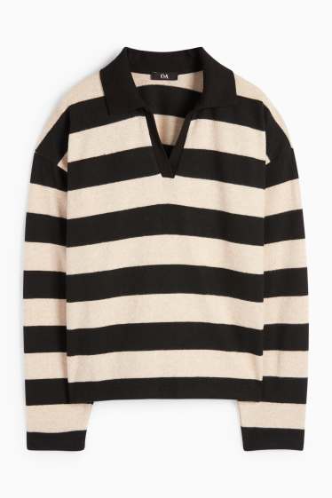 Femmes - Sweat - noir / beige