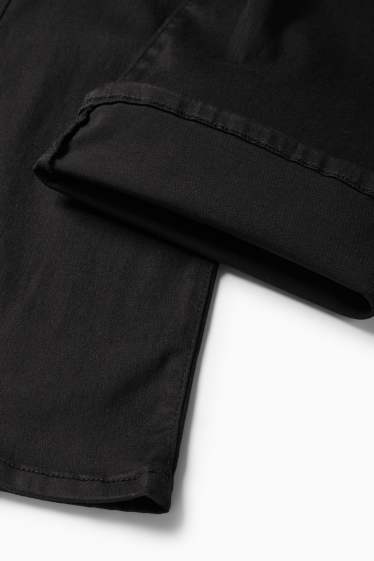 Women - Cloth trousers - high waist - recycled - black