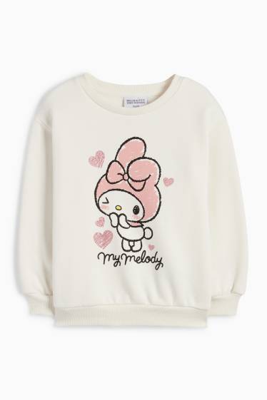Enfants filles - Sweat - blanc crème