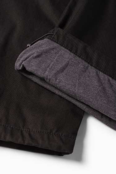 Uomo - Pantaloni cargo termici - nero