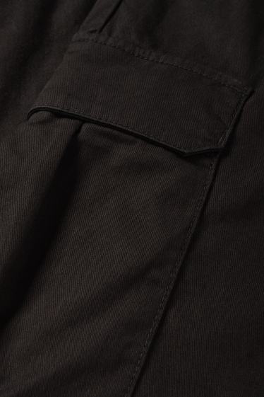 Uomo - Pantaloni cargo termici - nero