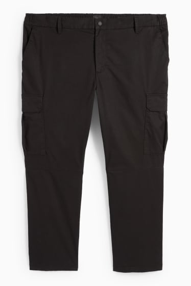 Uomo - Pantaloni cargo termici - nero