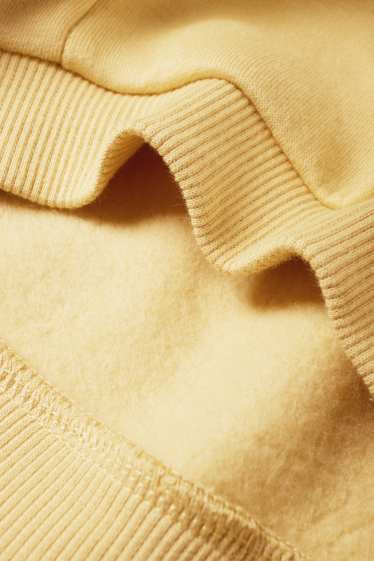 Enfants filles - Fleurs - sweat - jaune