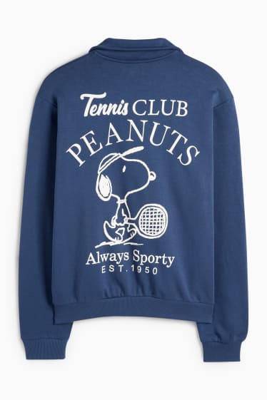 Pánské - Mikina - Peanuts - tmavomodrá