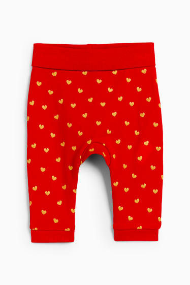 Miminka - dívky - Minnie Mouse - vánoční outfit pro miminka - 3dílný - bílá/červená