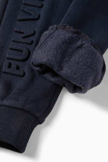 Kinder Jungen - Set - Hoodie und Jogginghose - 2 teilig - dunkelblau