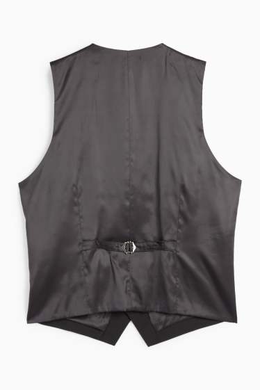 Pánské - Vesta - regular fit - Flex - vlněná směs - černá