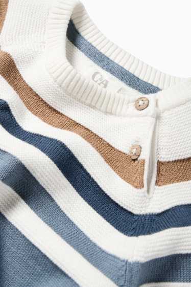 Bébés garçons - Pull bébé - à rayures - bleu