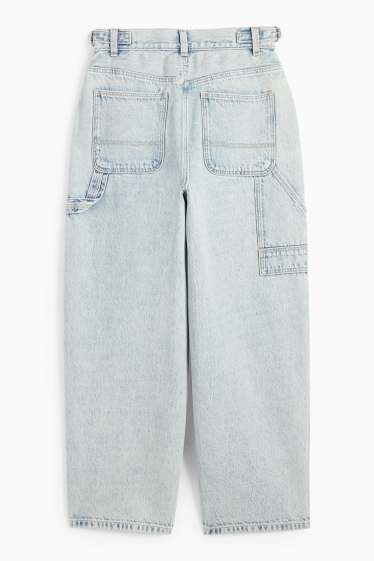 Děti - dívky - Balloon jeans - džíny - světle modré