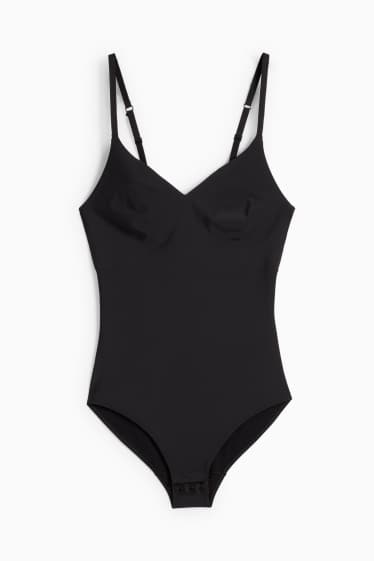 Damen - Shaping-Body - seamless - LYCRA® - schwarz