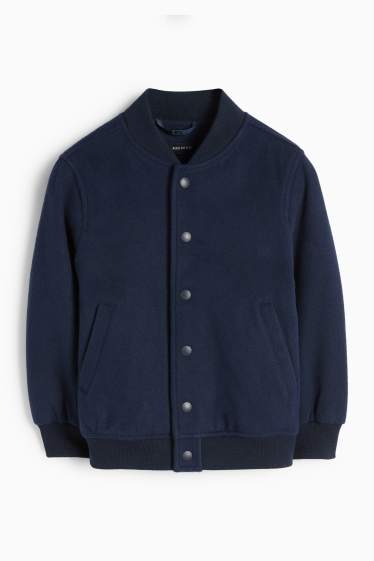 Enfants garçons - Blouson aviateur - bleu foncé
