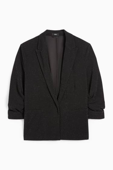 Femmes - Blazer de bureau - regular fit - noir