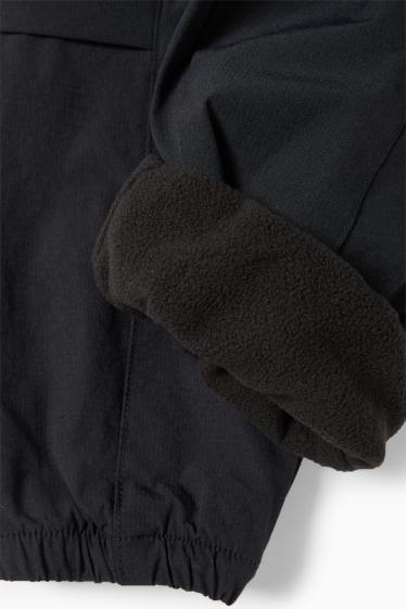 Kinder Buben - Thermo-Cargohose - schwarz