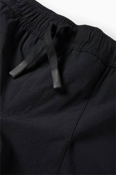 Kinder Buben - Thermo-Cargohose - schwarz