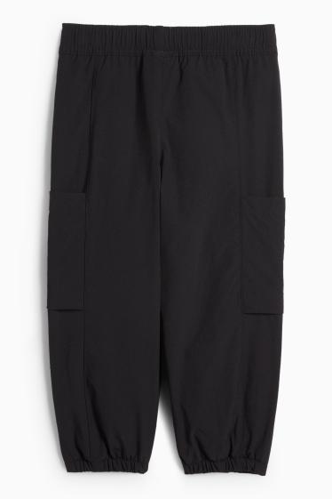 Kinder Buben - Thermo-Cargohose - schwarz