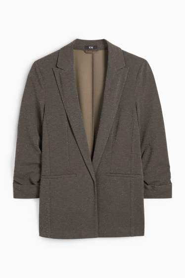 Damen - Business-Blazer - Regular Fit - dunkelgrau