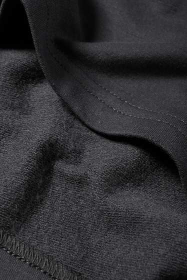 Kinder Jungen - Multipack 2er - Thermo-Unterziehshirt - schwarz / weiss