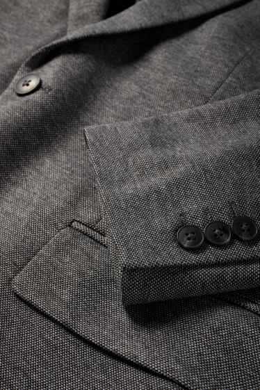 Pánské - Sako - slim fit - Flex - tmavošedá