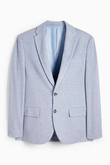 Pánské - Sako - slim fit - Flex - světle modrá