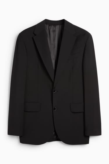 Bărbați - Sacou modular - regular fit - Flex - amestec de lână - LYCRA® - negru