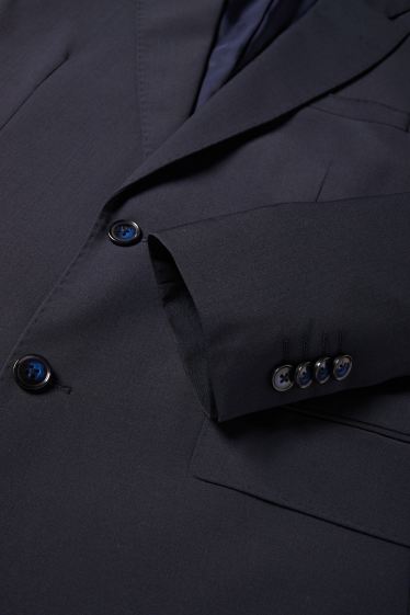 Bărbați - Sacou modular - regular fit - Flex - amestec de lână - LYCRA® - albastru închis