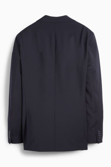 Bărbați - Sacou modular - regular fit - Flex - amestec de lână - LYCRA® - albastru închis