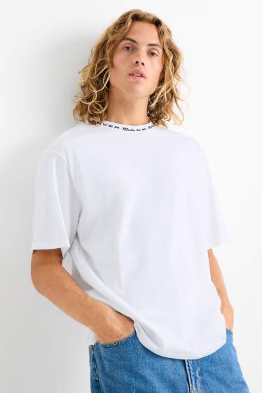 Uomo - T-shirt - relaxed fit - bianco