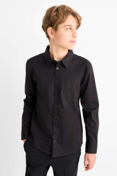 Bambini - Camicia - nero