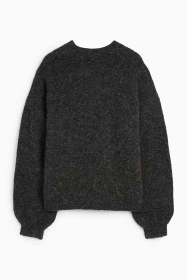 Damen - Pullover - dunkelgrau