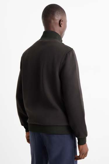 Hombre - Sudadera con cremallera - negro