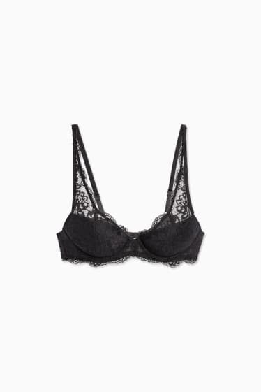 Mujer - Sujetador con aros - PLUNGE - con relleno - negro