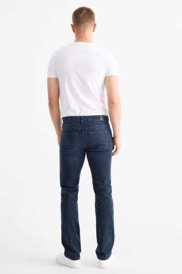 Femmes - Straight jean - mid waist - LYCRA® - jean bleu foncé