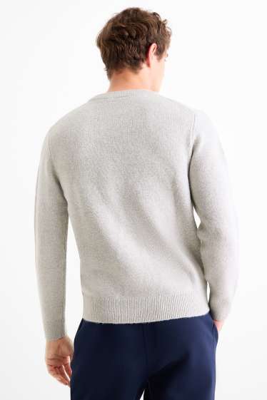 Men - Jumper - light gray-melange