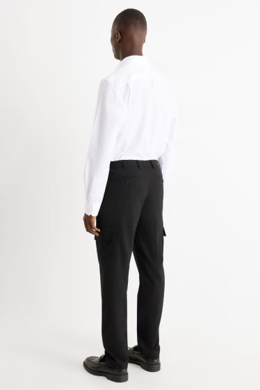 Herren - Baukasten-Hose - Regular Fit - Flex - schwarz