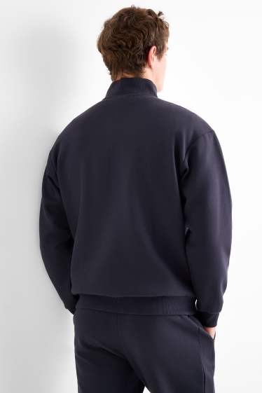 Men - Zip-through sweatshirt - dark blue