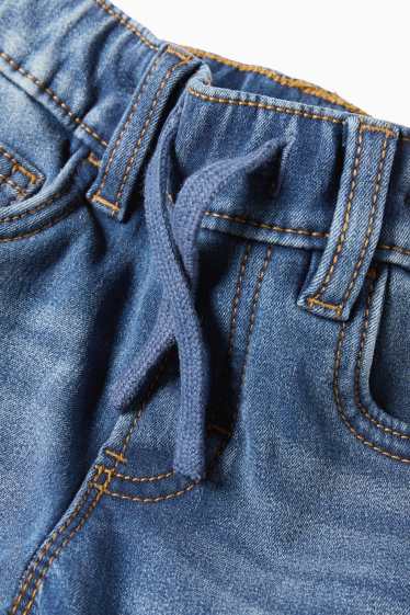 Kinder Buben - Straight Jeans - Thermojeans - jeansblau