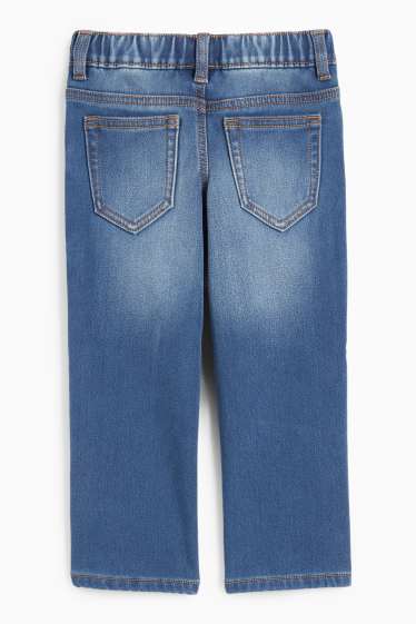 Kinder Buben - Straight Jeans - Thermojeans - jeansblau