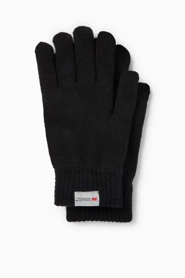 Hommes - Gants à fonction tactile - noir
