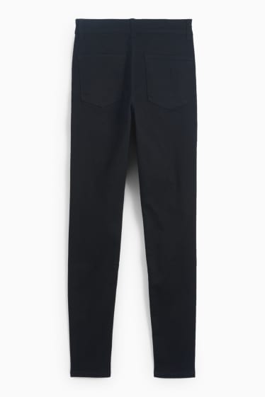 Femmes - Jegging jean - high waist - noir